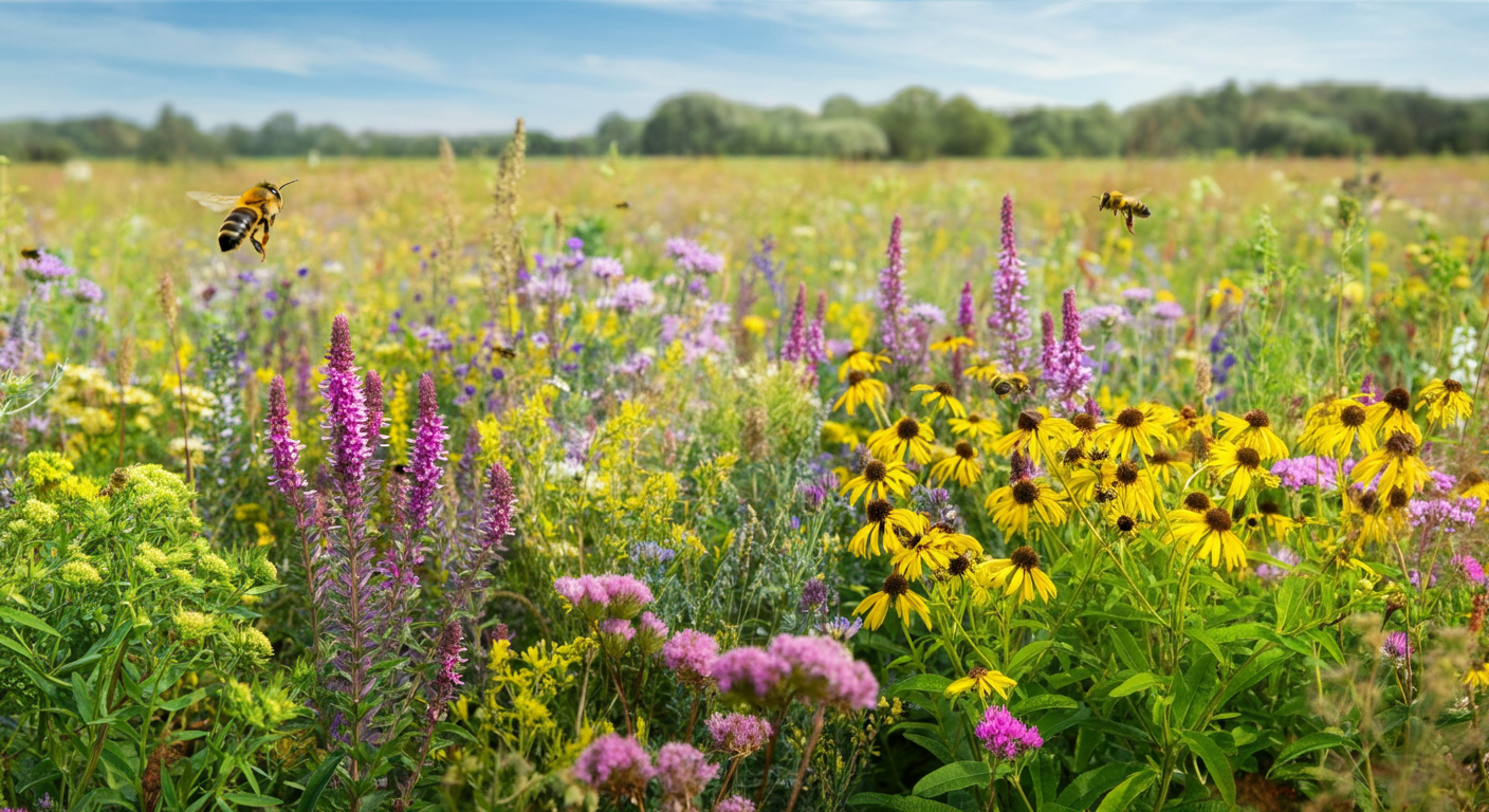 Grasses, Not Just Flowers, Also Help Support Pollinators
